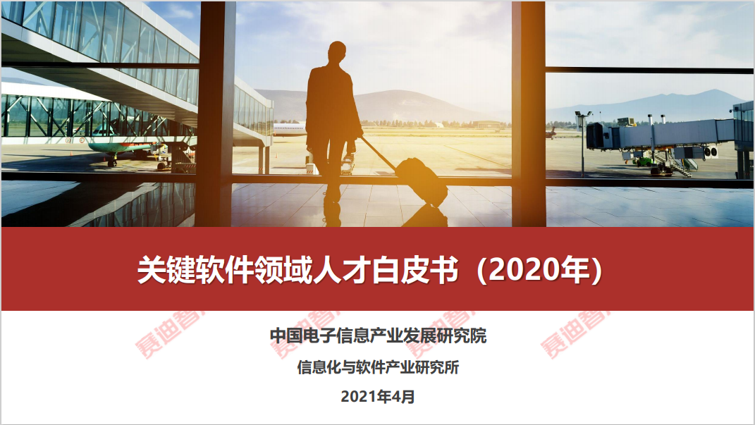 最新！赛迪发布《关键软件领域人才白皮书（2020年）》